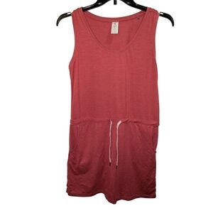 Member's Mark Favorite Soft Dress Sierra Heather Red Pink Drawstring Mini Medium